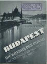 Ungarn - Budapest 1937 - Faltblatt mit 10 Abbildungen