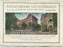 Baden bei Wien - Sanatorium Gutenbrunn - Faltblatt