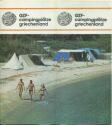Griechenland 1974 - Campingplätze - 16 Seiten