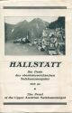 Hallstatt 1929 - Faltblatt mit 1 Abbildung