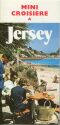 Grossbritannien - Jersey 70er Jahre - Faltblatt mit 10 Abbildungen