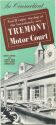 USA Connecticut - West Haven - Tremont Motor Court 50er Jahre - Faltblatt