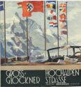 Grossglockner Hochalpenstrasse 30er Jahre - Faltblatt mit 14 Abbildungen