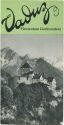 Fürstentum Liechtenstein - Vaduz - Faltblatt mit 4 Abbildungen