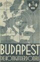 Budapest 1935 - Faltblatt mit 9 Abbildungen - Hotelliste