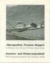 Haggen im Sellraintal 1932 - Alpengasthof - Faltblatt mit 5 Abbildungen