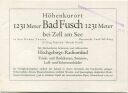 Bad Fusch 1929 - Faltblatt mit 3 Abbildungen