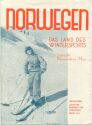 Norwegen 1933 - Faltblatt mit 24 Abbildungen