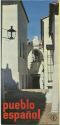 Barcelona 1959 - pueblo espanol - Freilichtmuseum - Faltblatt mit 16 Abbildungen