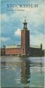 Stockholm 1965 - Faltblatt mit 18 Abbildungen