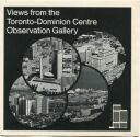 Kanada - Canada - Views from the Toronto-Dominion Centre Observation Gallery - Faltblatt