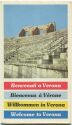 Willkommen in Verona - Benvenuti a Verona - Faltblatt mit 9 Abbildungen - Stadtplan und Übersichtsplan