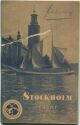 Stockholm 1930 - Führer durch Stockholm - 72 Seiten Wissenswertes