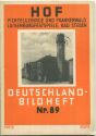 NR. 89 Deutschland-Bildheft - Hof