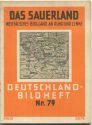 Nr. 79 Deutschland-Bildheft - Das Sauerland