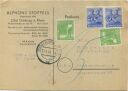 Postkarte - Portorichtige 10-fach Frankatur - Pfg 120