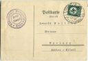 Karte - Deutsches Reich Dienstpost 6 Rpf. grün