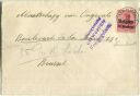 Brief - Deutsches Reich Belgien 10 Centimes
