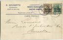 Postkarte - Deutsches Reich Belgien 5 + 3 Cent.