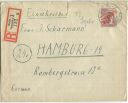 Brief Berlin - R-Brief 60 Pf. Rotaufdruck