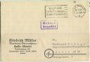 Postkarte aus Halle (Saale) vom 17.08.1945