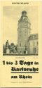 Karlsruhe 1938 - Faltblatt