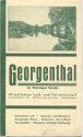 Georgenthal 30er Jahre - Faltblatt mit 6 Abbildungen