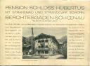 Schönau 30er Jahre - Pension Schloss Hubertus mit Strandbad und Café