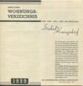 Seebad Heringsdorf - Wohnungsverzeichnis 1939 - 12 Seiten
