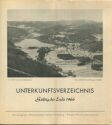 Unterkunftsverzeichnis 1966 - Feldberg Titisee - 12 Seiten