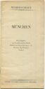 Mnchen - Werbeschrift 1927 - 48 Seiten mit 28 Abbildungen