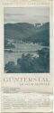 Günterstal 30er Jahre - Faltblatt mit 8 Abbildungen - Werbung mit 10 Abbildungen der einzelnen Pensionen und Erholungsheime