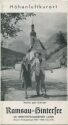 Ramsau-Hintersee 1953 - Faltblatt