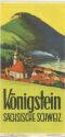 Königstein 1935 - Faltblatt mit 7 Abbildungen