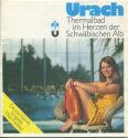 Urach 1972 - Faltblatt mit 17 Abbildungen - beiliegend Urach Information