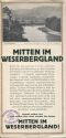 Mitten im Weserbergland - Faltblatt mit 15 Abbildungen