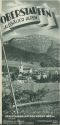 Oberstaufen 1937 - Faltblatt mit 16 Abbildungen