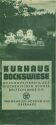 Kurhaus Bockswiese - Hahnenklee 30er Jahre - Faltblatt mit 14 Abbildungen