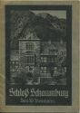 chloss Schaumburg an der Weser 1925 - 28 Seiten