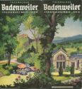 Badenweiler 1939 - 20 Seiten mit 20 Abbildungen