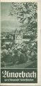 Amorbach im Odenwald 50er Jahre - 8 Seiten mit 17 Abbildungen