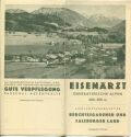 Eisenärzt 50er Jahre - Faltblatt mit 16 Abbildungen