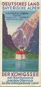 Der Königssee mit Bartholomä und dem Obersee im Berchtesgadener Land