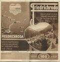 Friedrichroda 1937 - Faltblatt 60cm x 42cm - Reliefkarte