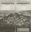 Lindenfels 1938 - Faltblatt mit 11 Abbildungen