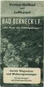 Bad Berneck 50er Jahre - Kurzer Wegweiser und Wohnungsanzeiger - 12 Seiten mit 6 Abbildungen