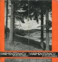 Warmensteinach 30er Jahre - Faltblatt mit 11 Abbildungen
