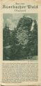 Auerbacher Wald 30er Jahre - Faltblatt mit 6 Abbildungen