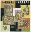 Laubach 60er Jahre - Faltblatt mit 14 Abbildungen