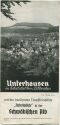 Unterhausen im Echatztal beim Lichtenstein 1938 - Faltblatt mit 7 Abbildungen